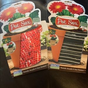 Pot Sox set of 5 assorted colors for 8in pots